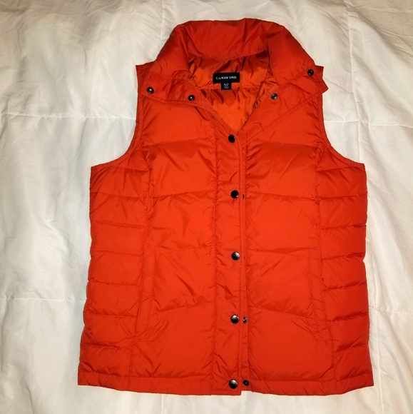 Lands' End Jackets & Blazers - Womens lands end vest